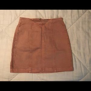 Dusty Rose/Pink High Waist Skirt